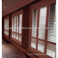 Stylish waterproof country woods blinds vinyl plantation shutters